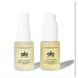 NEW Alo Yoga Glow Oil & Magnesium Spray Mini Duo